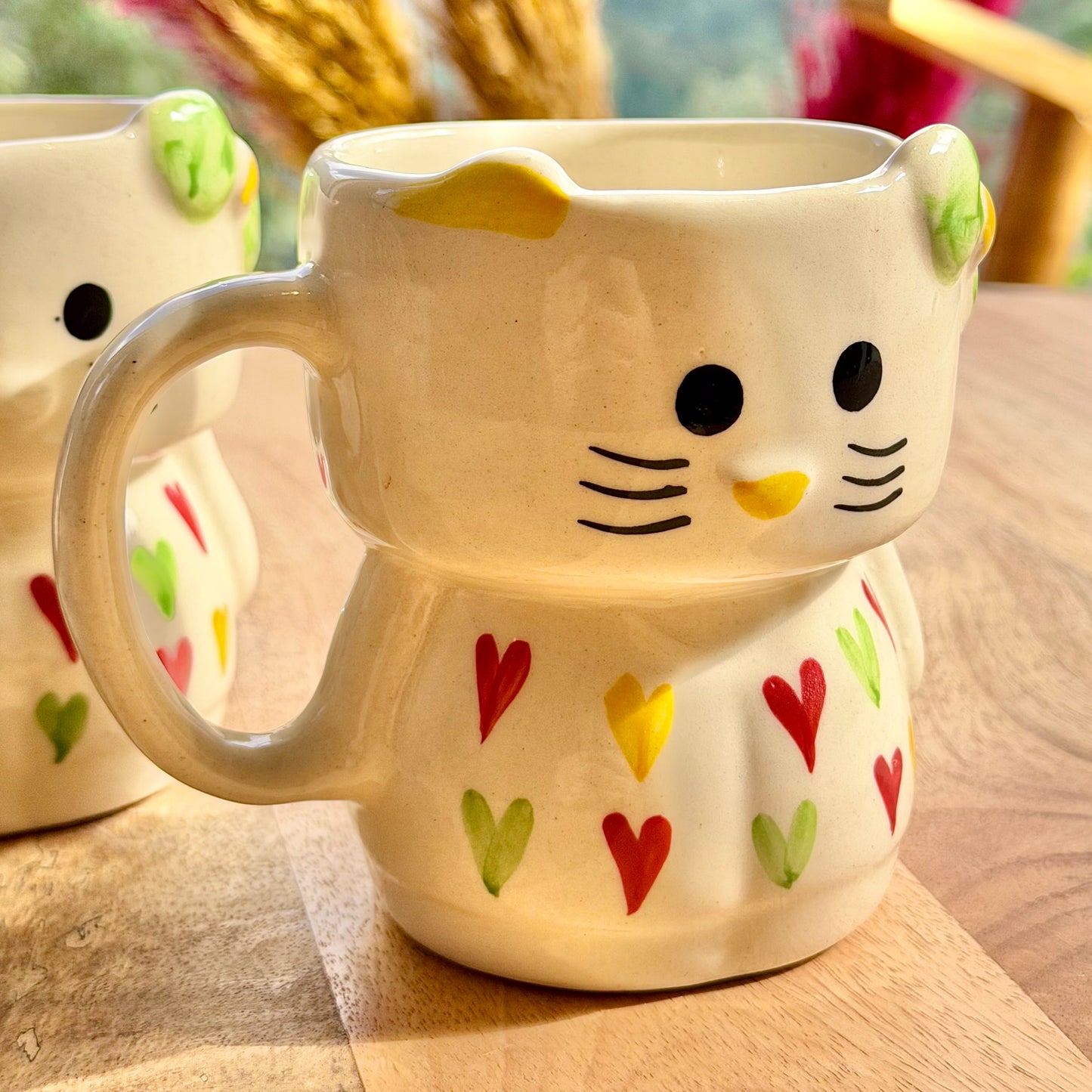 Snuggle Kitty Mugs - Set of 2