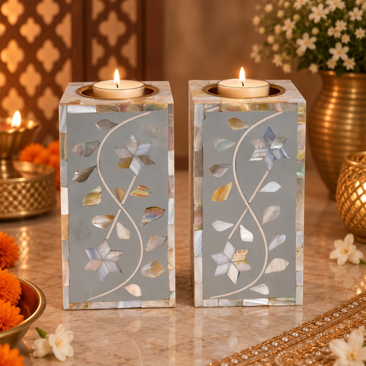 Sitara Aura Candle Stands