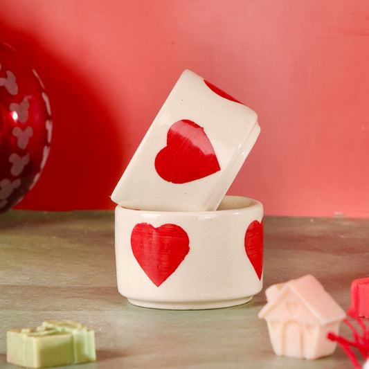 Set of 2 Eternal Heart Dip Bowls