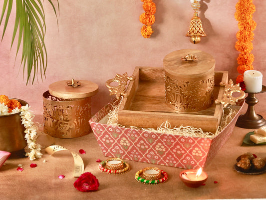 Golden Harmony Basket Hamper