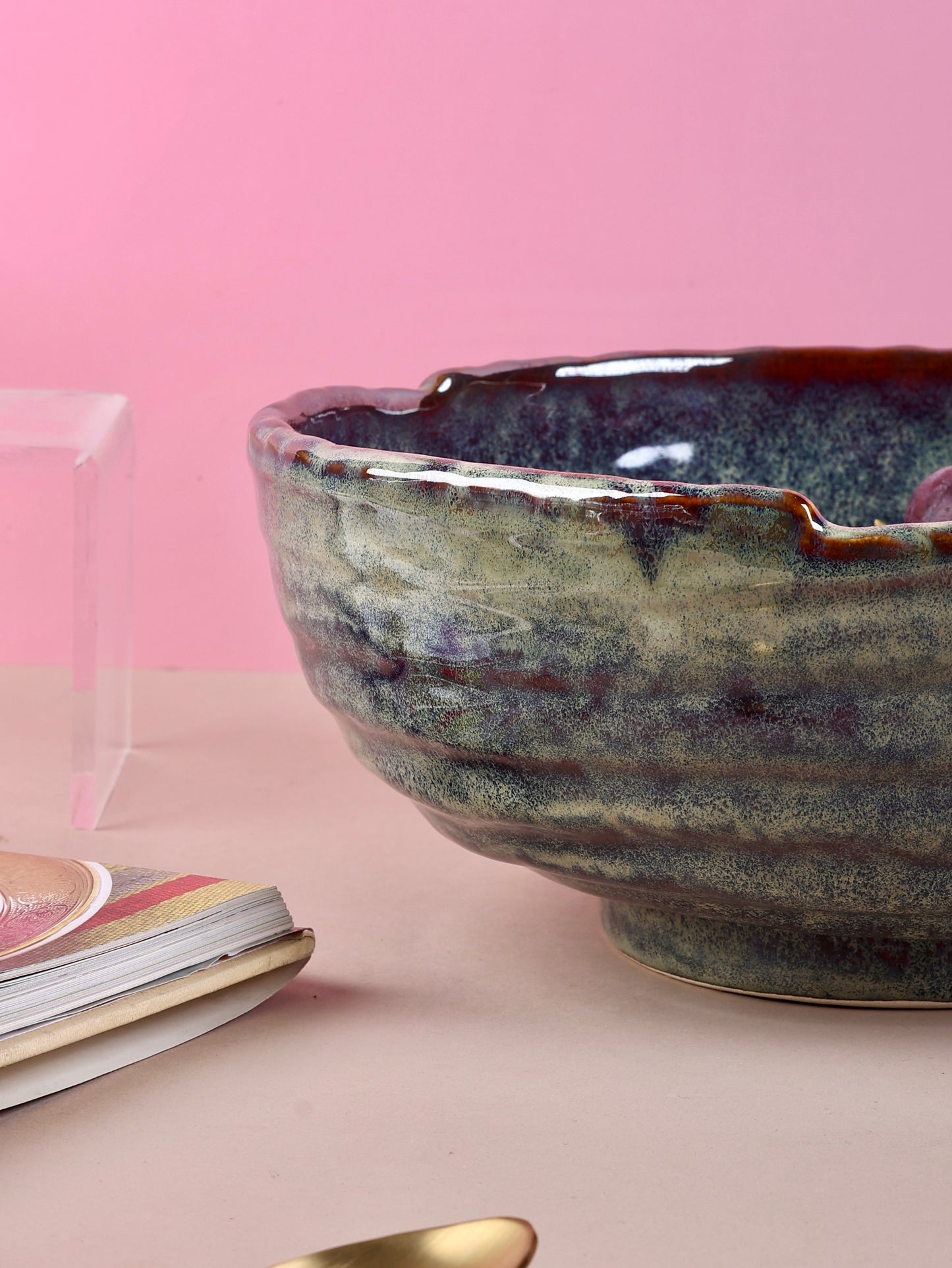 Kira Studio Pottery Handmade Serving Bowl Large