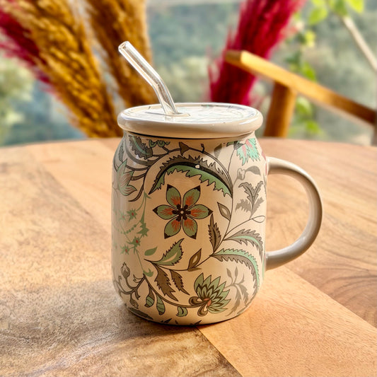Phool Bagh Ceramic Sipper