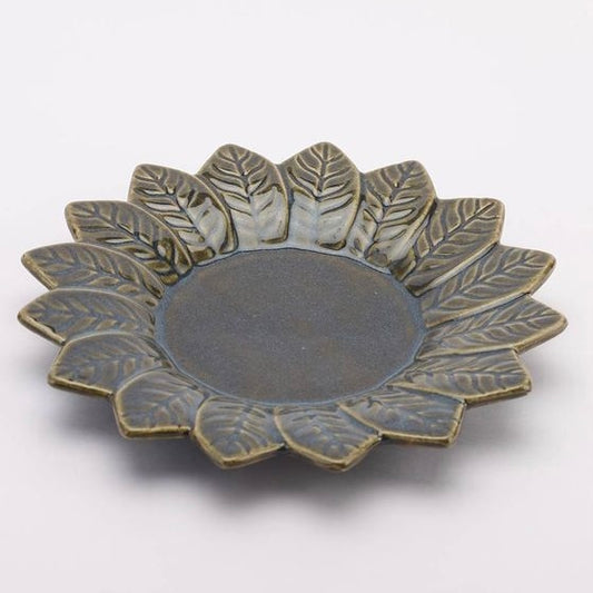 Blue Sunflower Platter Small