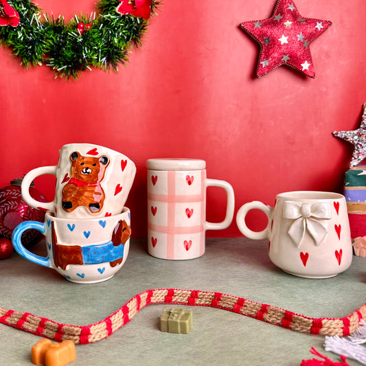 The Holiday Heartwarming Mugs - Set of 4