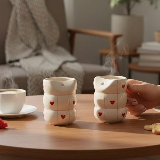 Beating Heart Ceramic Sipper