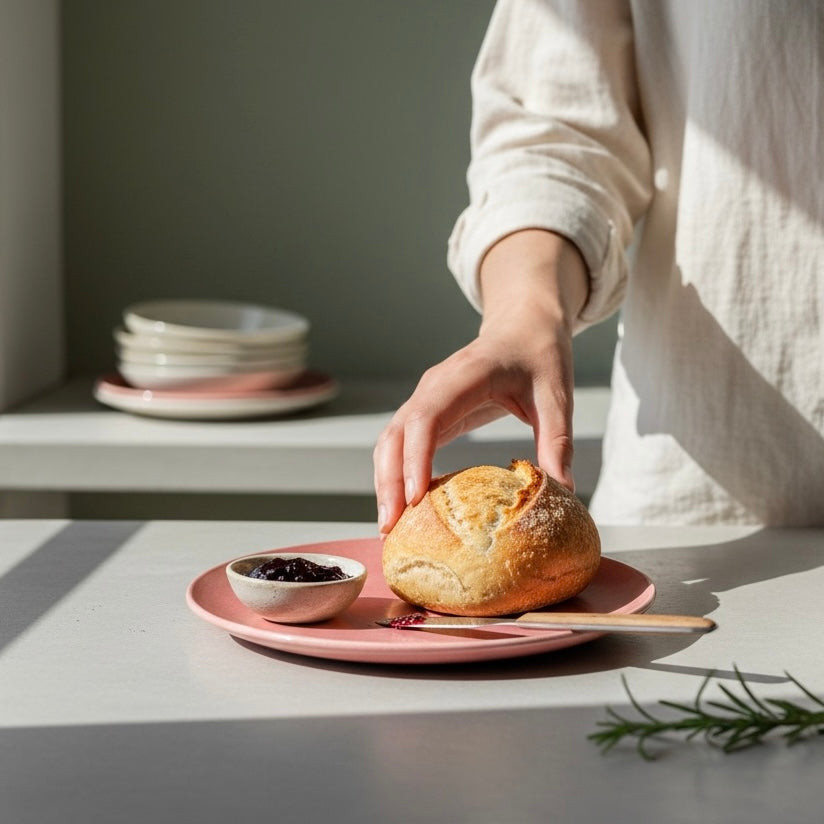 Rustic Shaded Pink Quarter Plate