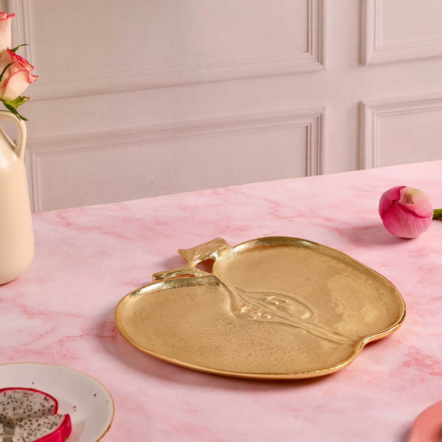 The Gilded Apple Platter for Decor