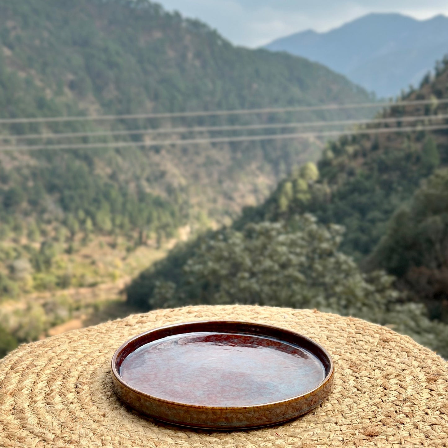 Rustic Earth Studio Pottery Deep Sided Plate Medium - Pack of one