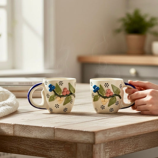 3D Berry Pop Mugs - Set of 2
