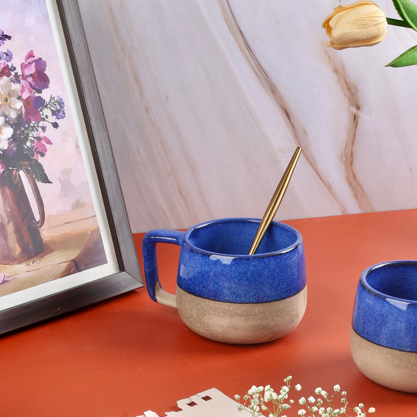 Blue & Green Terra Cups - Set of 2