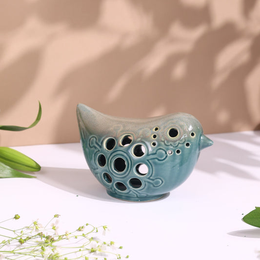 Green Bird T-light Holder