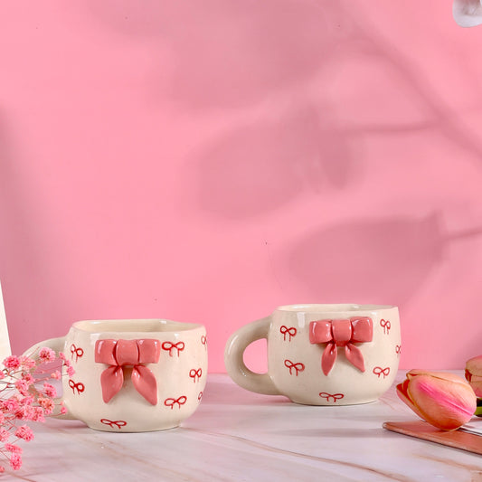 Pixie 4D Bow Mugs - Set of 2