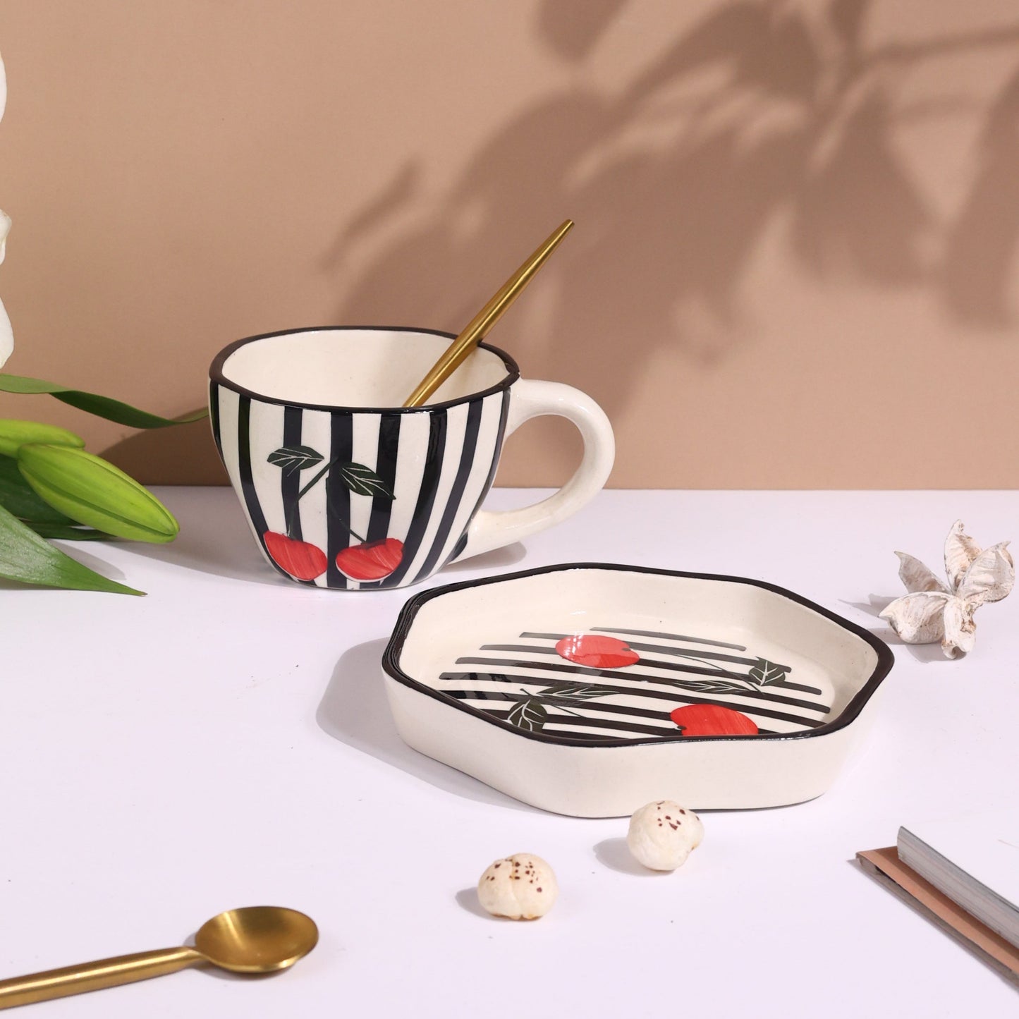 Cheeky Cherry Snack Set - Set of 2