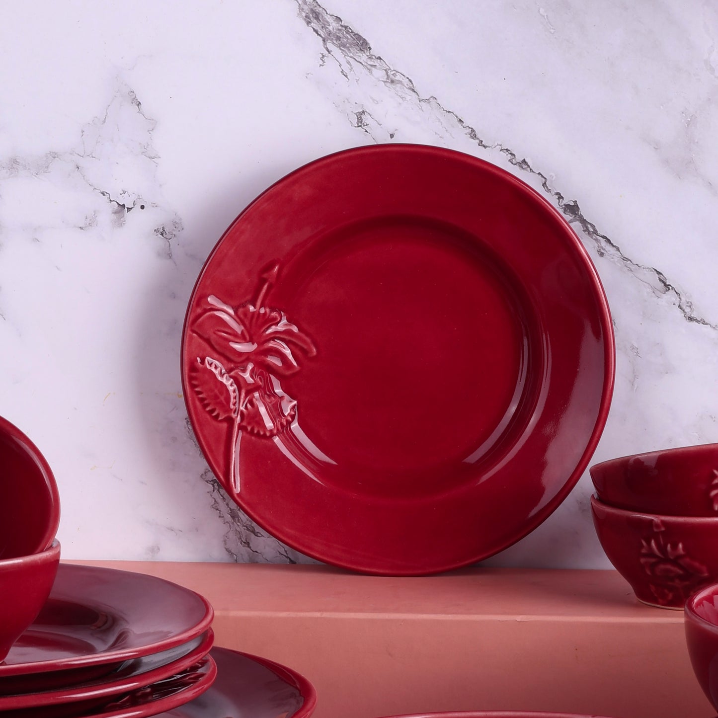 Hibiscus Bloom Small Serving Platter