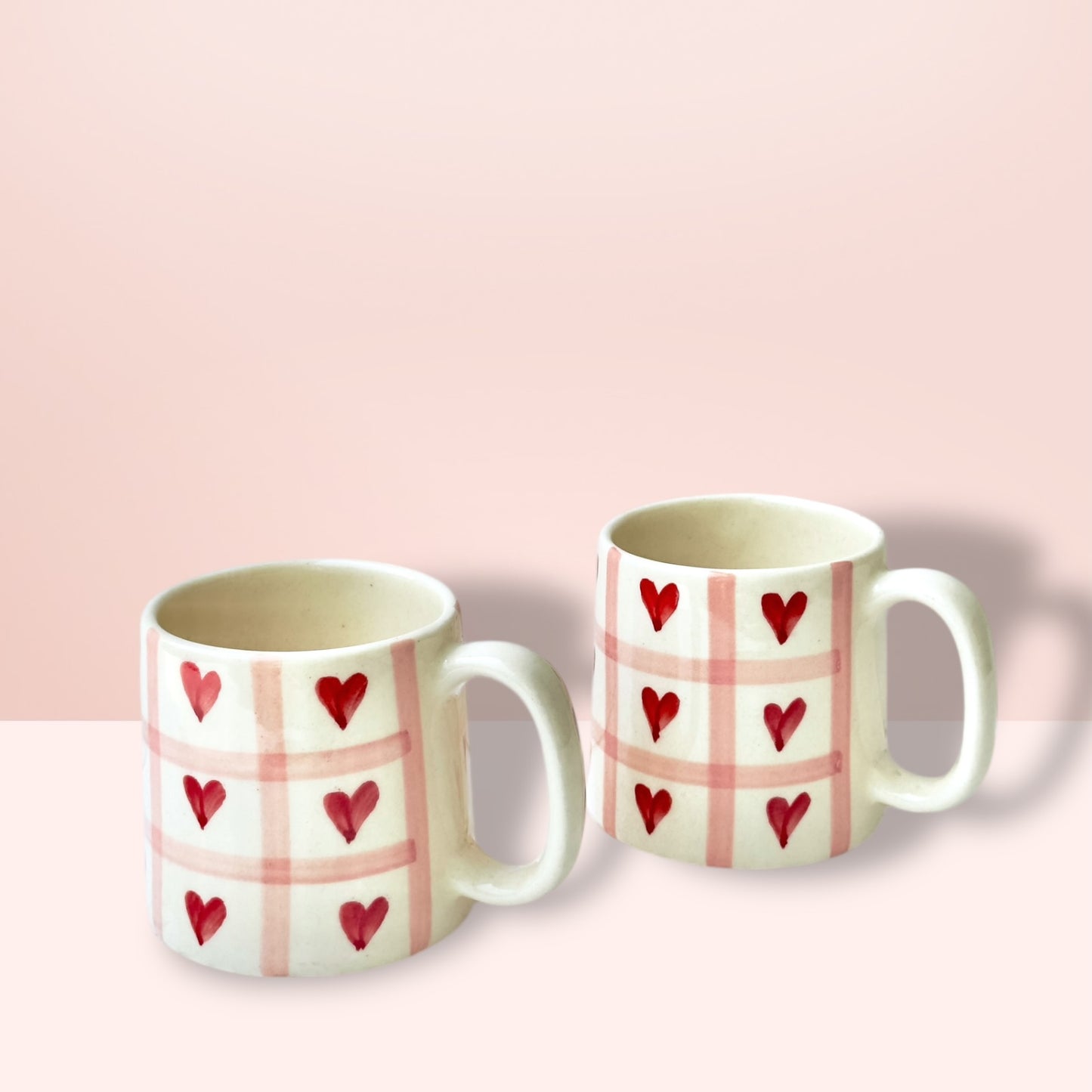 Checkmate Heart Mug - Set of 2