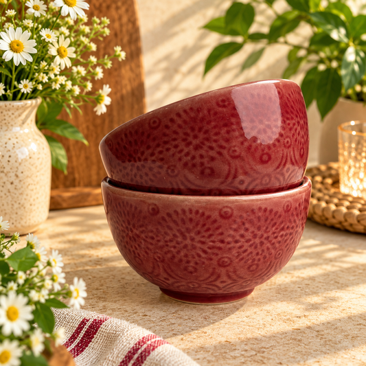 Baarish Red Meal or Noodle Bowl - Pack of one