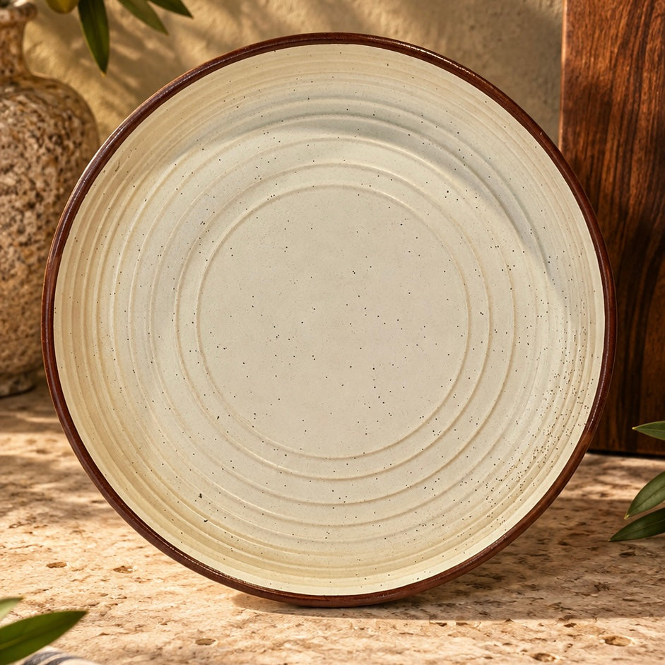 Nira Spiral Large Shallow Bowl