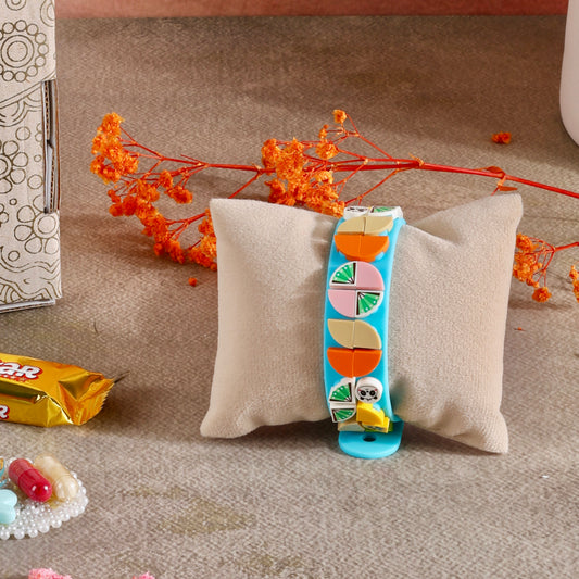 Mini Rakhi Gift Hamper - Lego DIY Band for Brother