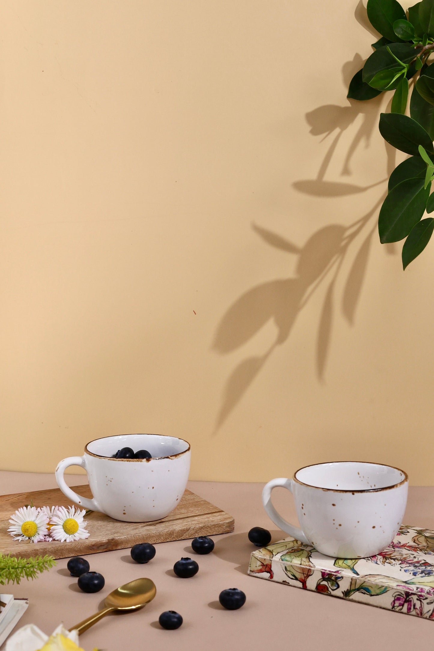 Fiji Cups - Pink and White