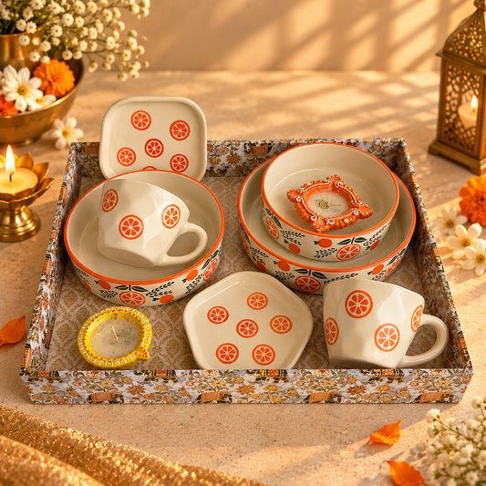Golden Radiance Festive Tray Hamper