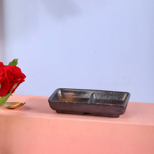 Asian Dip Plate - 2 Compartments