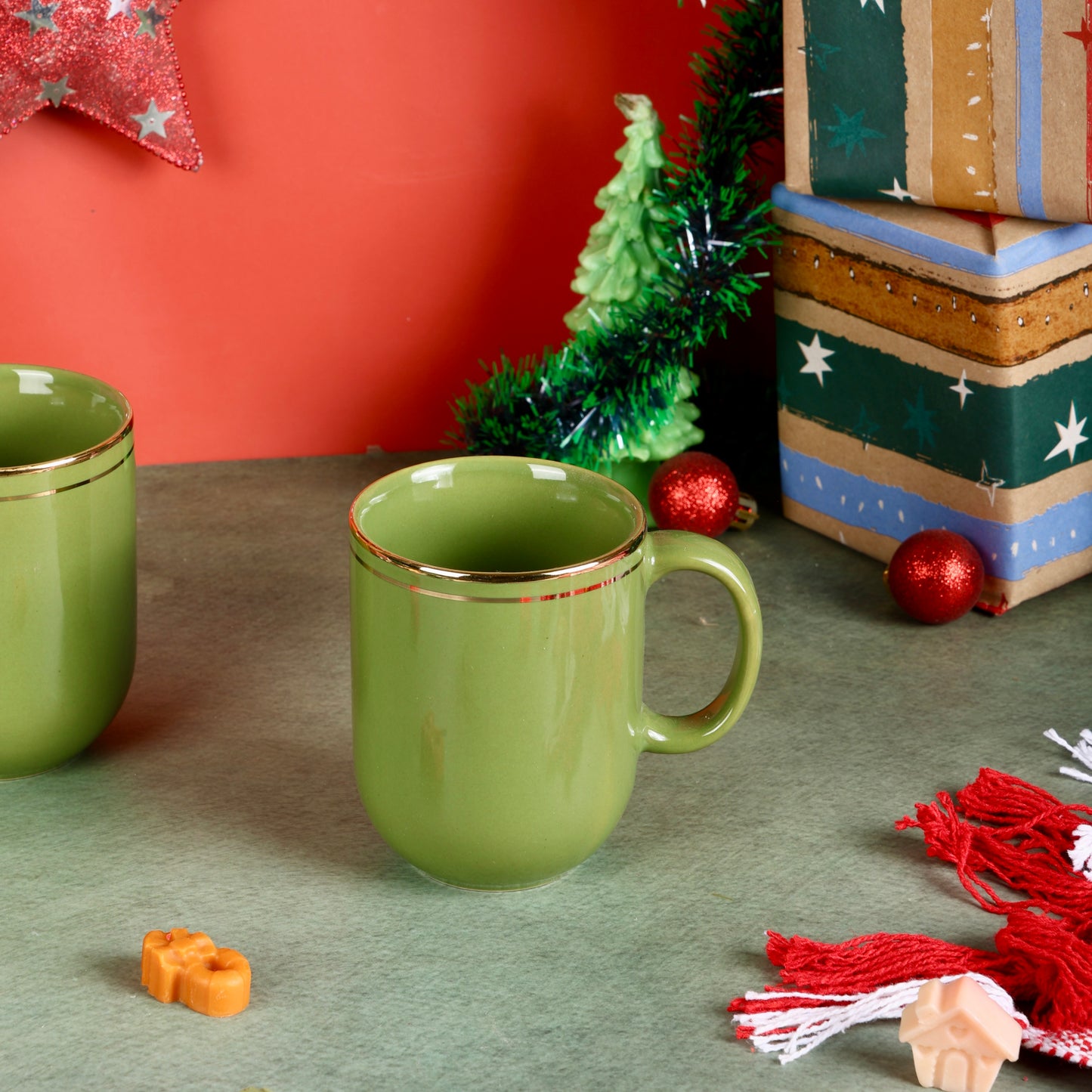 Pistachio Holly Mug