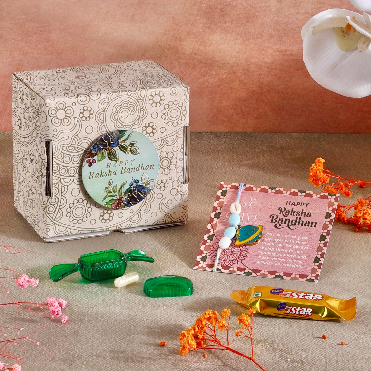 Mini Rakhi Gift Hamper - Space Explorer for Brother