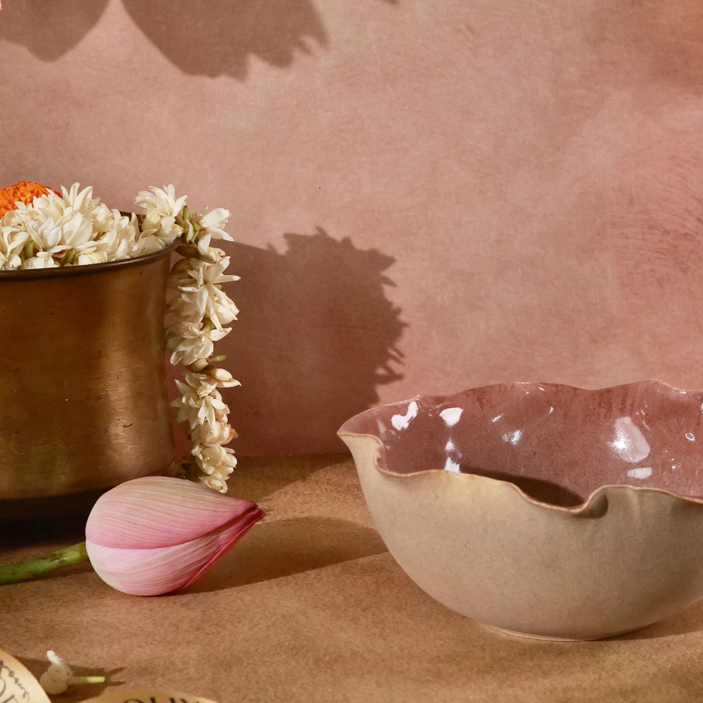 Blush Tide Studio Pottery Serving Bowl