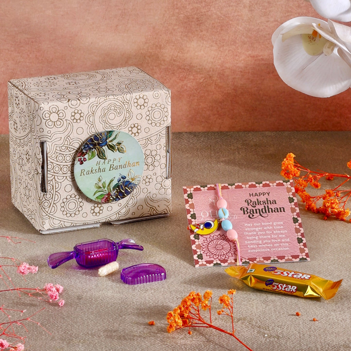 Mini Rakhi Gift Hamper - Space Explorer for Brother