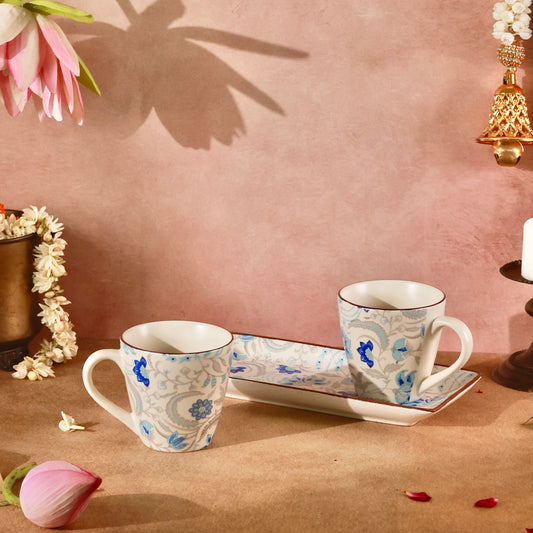 Indrani Bagh Tray and Mugs