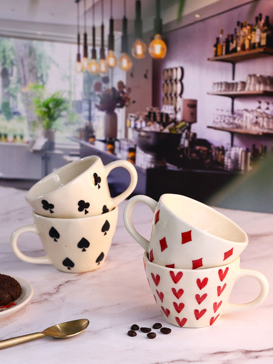 Deck of Card Mugs - Set of 4