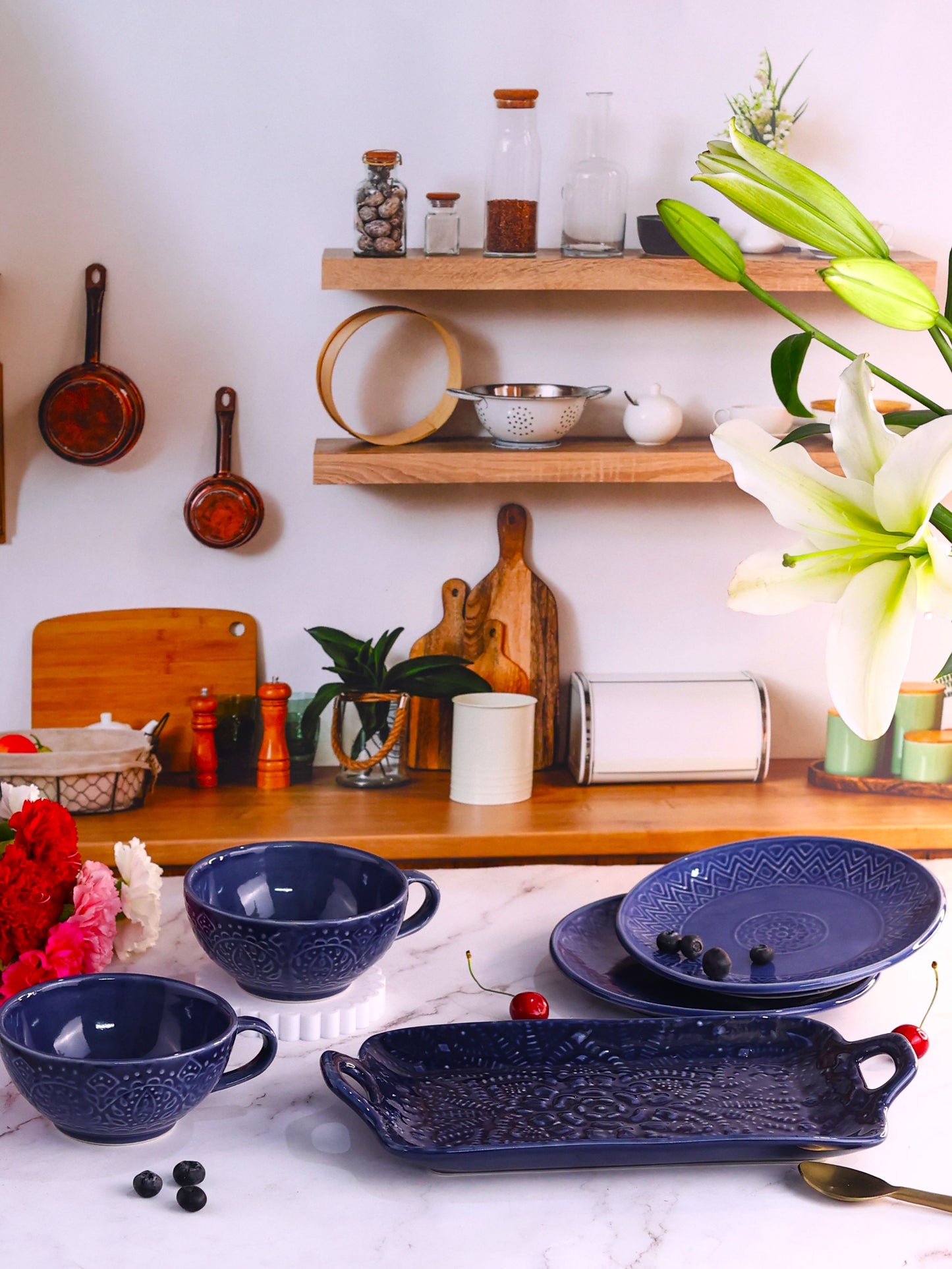 Renee Studio Pottery Snack Set - 5 pieces