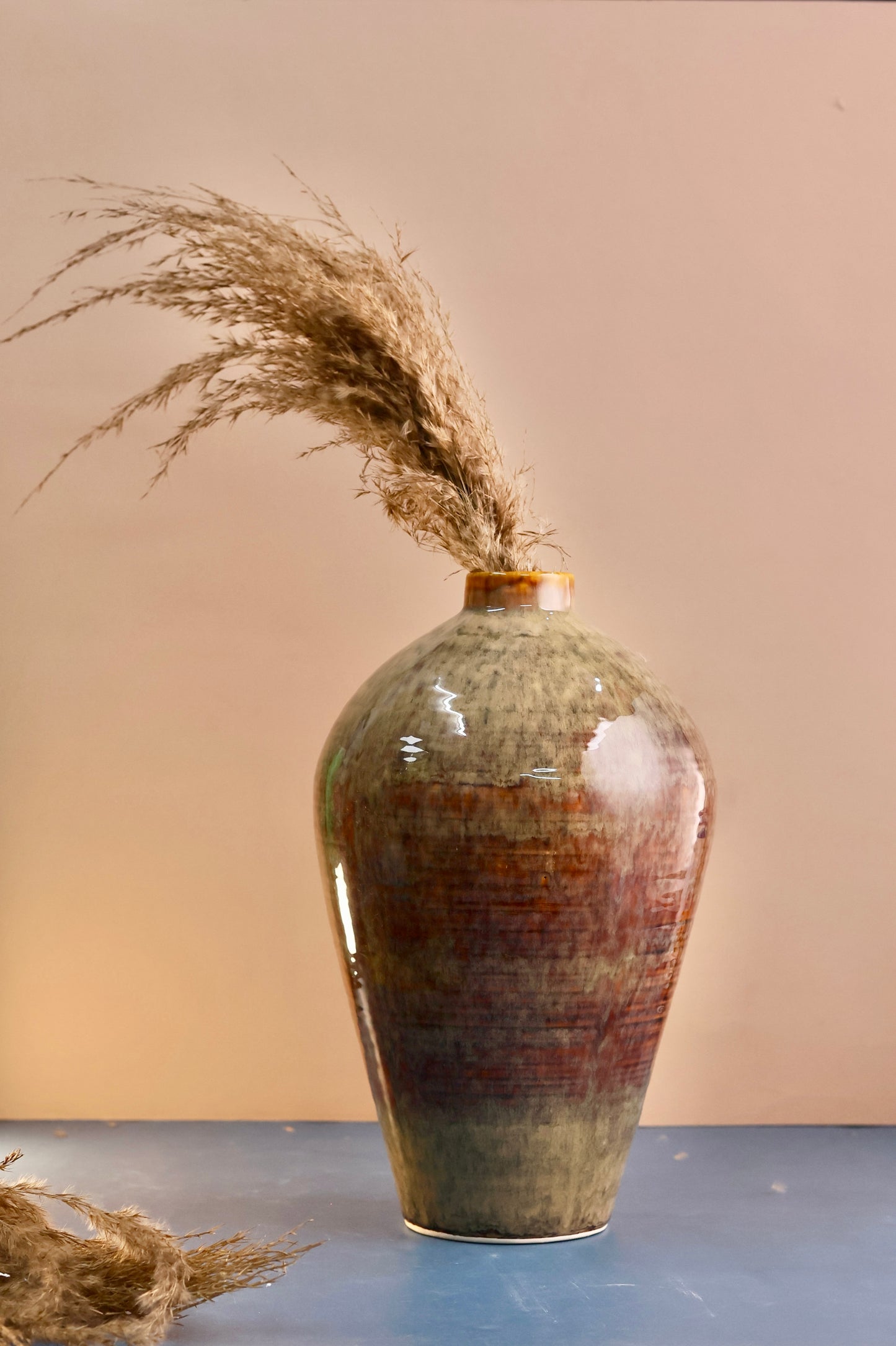 Brown Leila Studio Pottery Vase