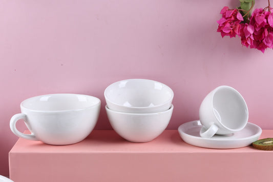 White Gigi Portion Bowl - Set of 2