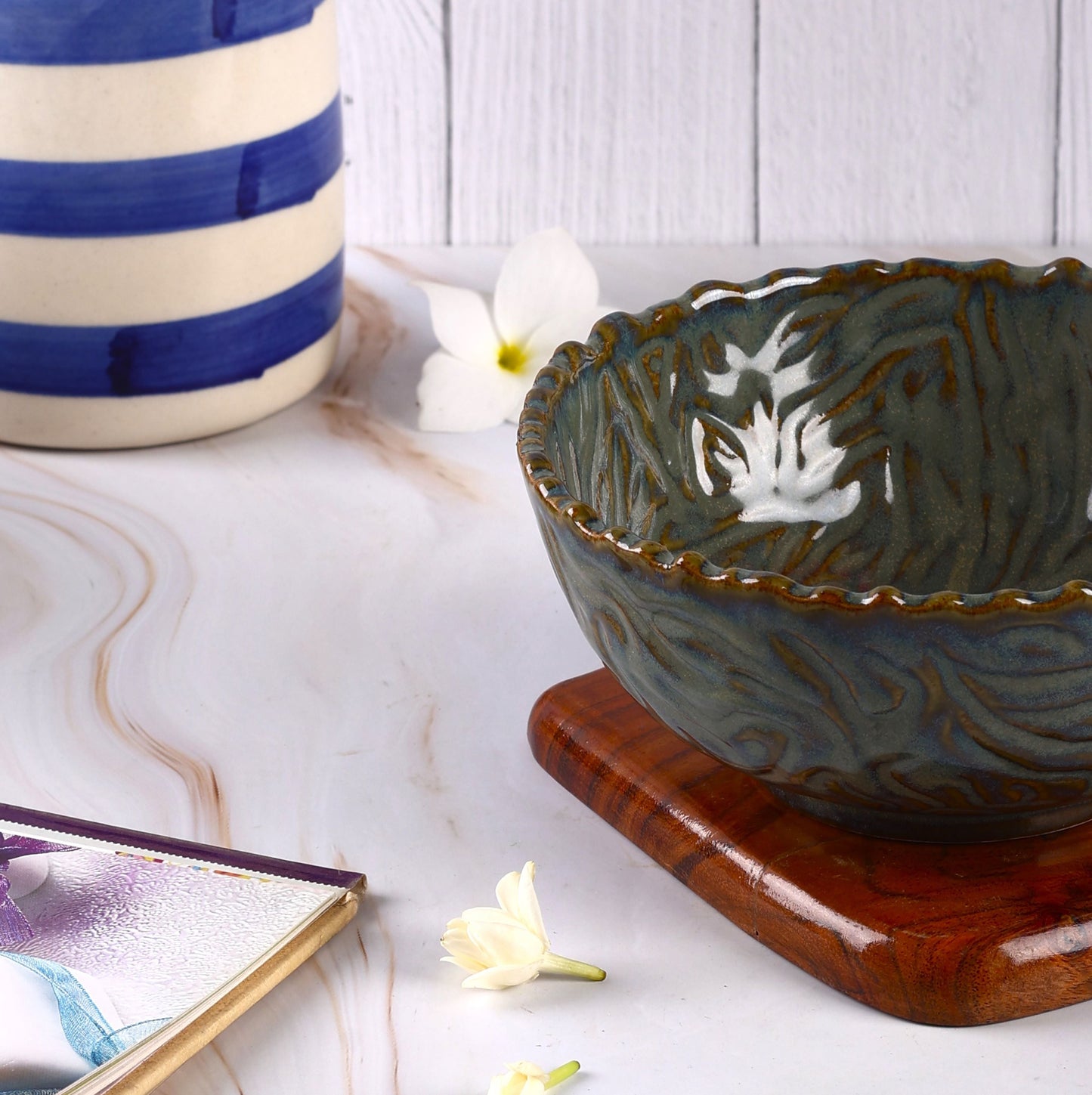 Cabbage Studio Pottery Handmade Serving Bowls