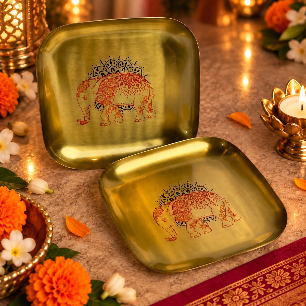 Swarna Gaj - Serving Tray