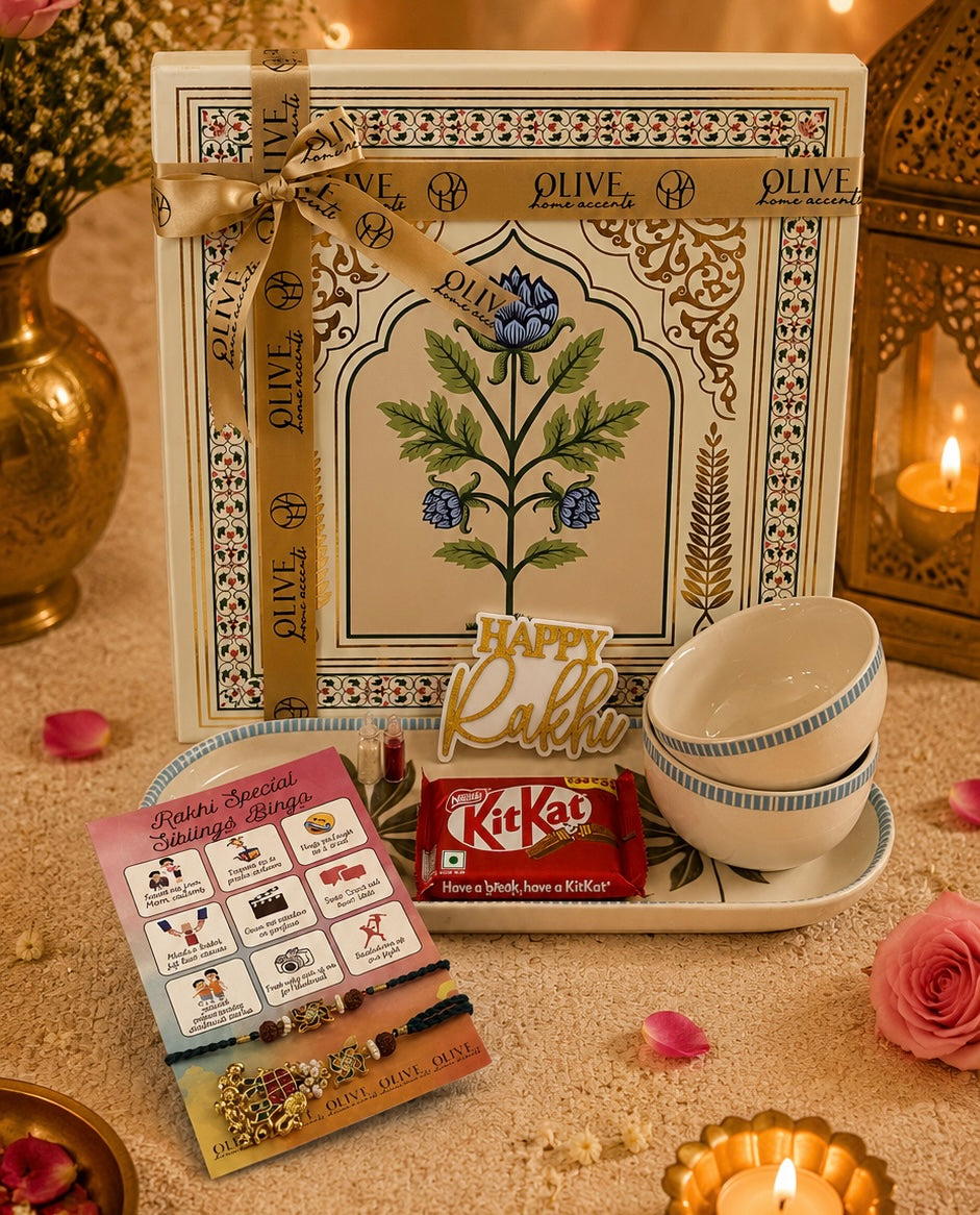 Rakhi Gift Hamper - Willow Crest Elegance for Bhaiya & Bhabhi