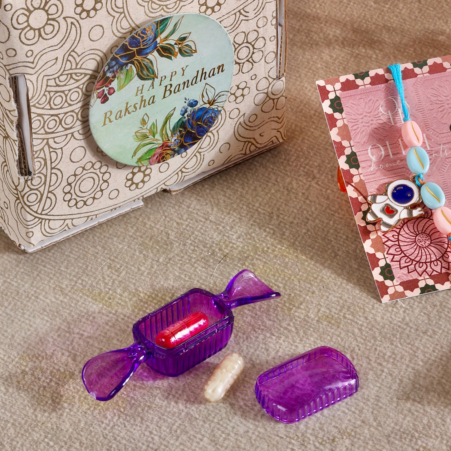 Mini Rakhi Gift Hamper - Space Explorer for Brother