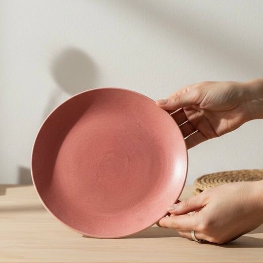 Rustic Shaded Pink Quarter Plate