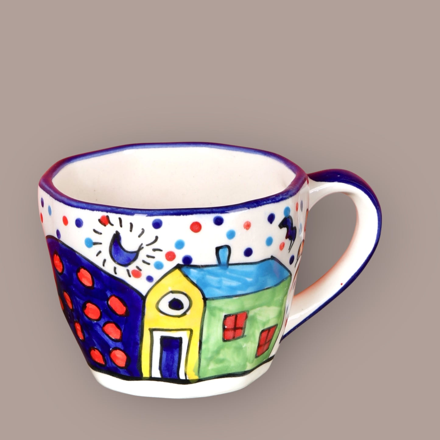 Starry Sky Duo Cup and Snack Plate Set