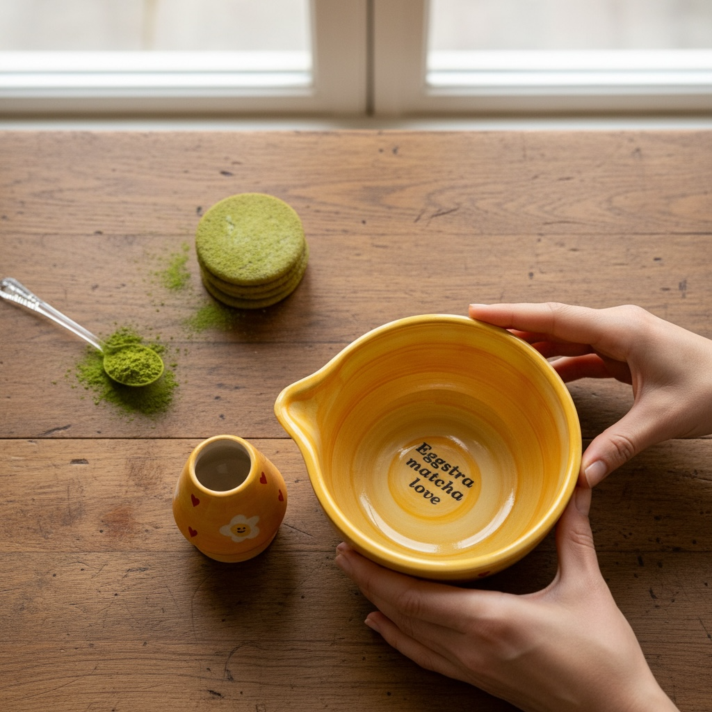 Eggstra Love Matcha Bowl Duo