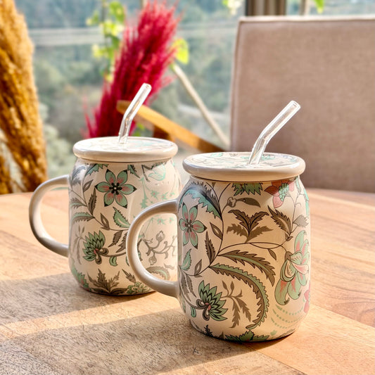 Phool Bagh Ceramic Sipper