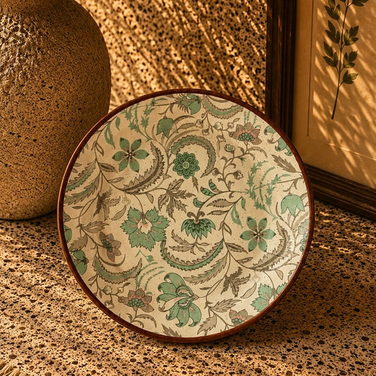 Muted Pastel Phool Bagh Pasta Plate Small - Pack of one