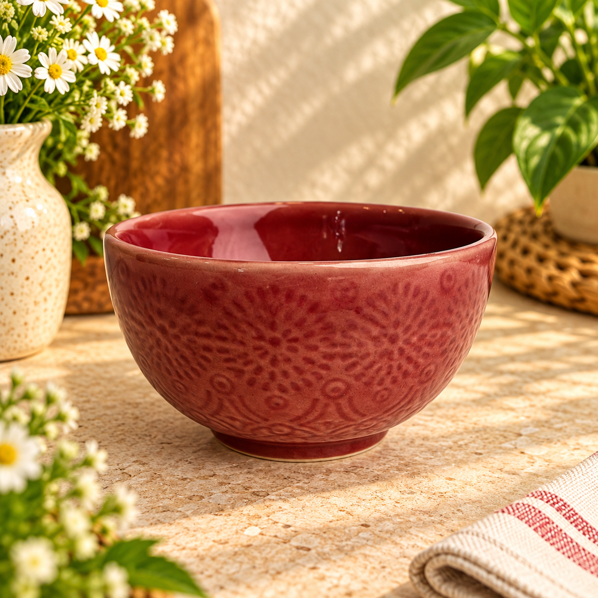 Baarish Red Meal or Noodle Bowl - Pack of one