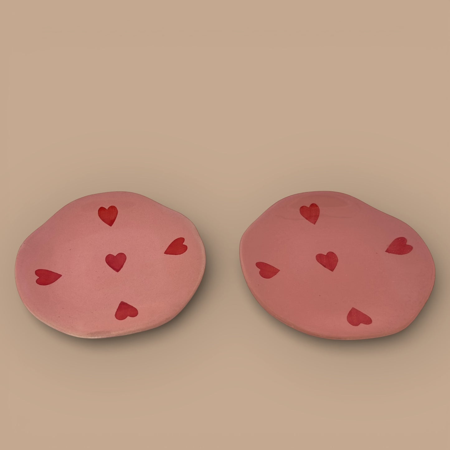 Crush Heart Tea or Dessert Plate - Set of 2