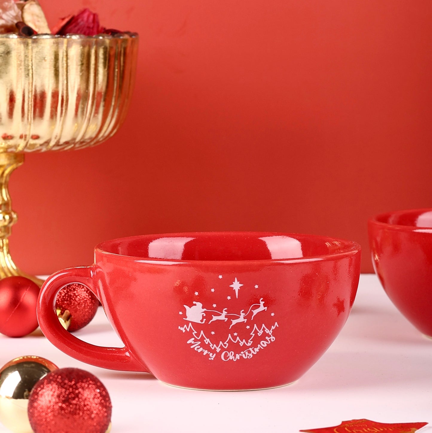 Christmas Special Red Gigi Cappuccino Mug