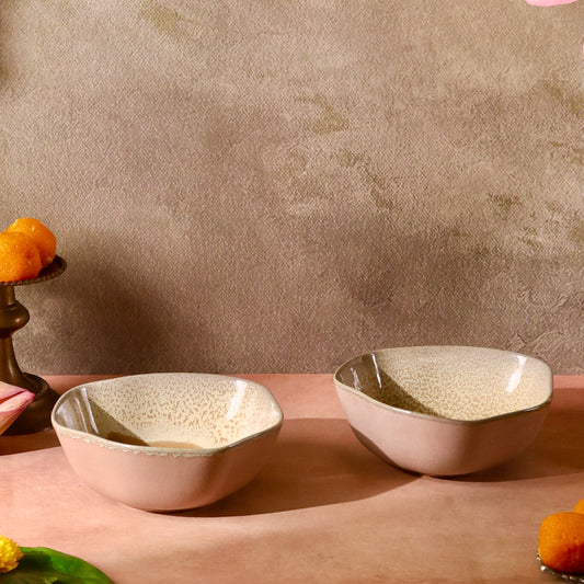 Studio Pottery Uneven Snack Bowl