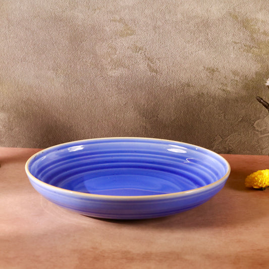 Virasa Spiral Large Shallow Bowl