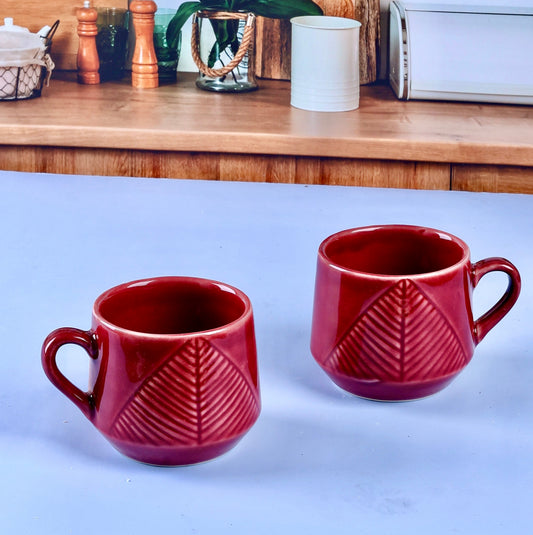 Charlie Short Leaf Mugs