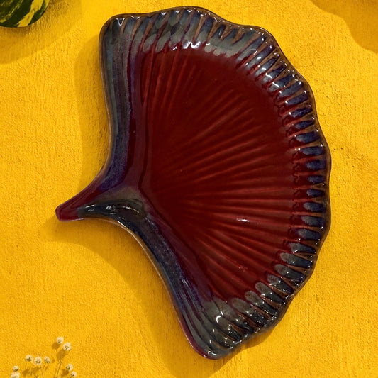 Rivaya Fan Leaf Platter